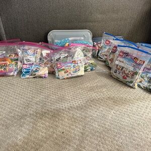 LEGO Friends Assorted Building Set - Pink, Blue, White 19 sets with Manuals